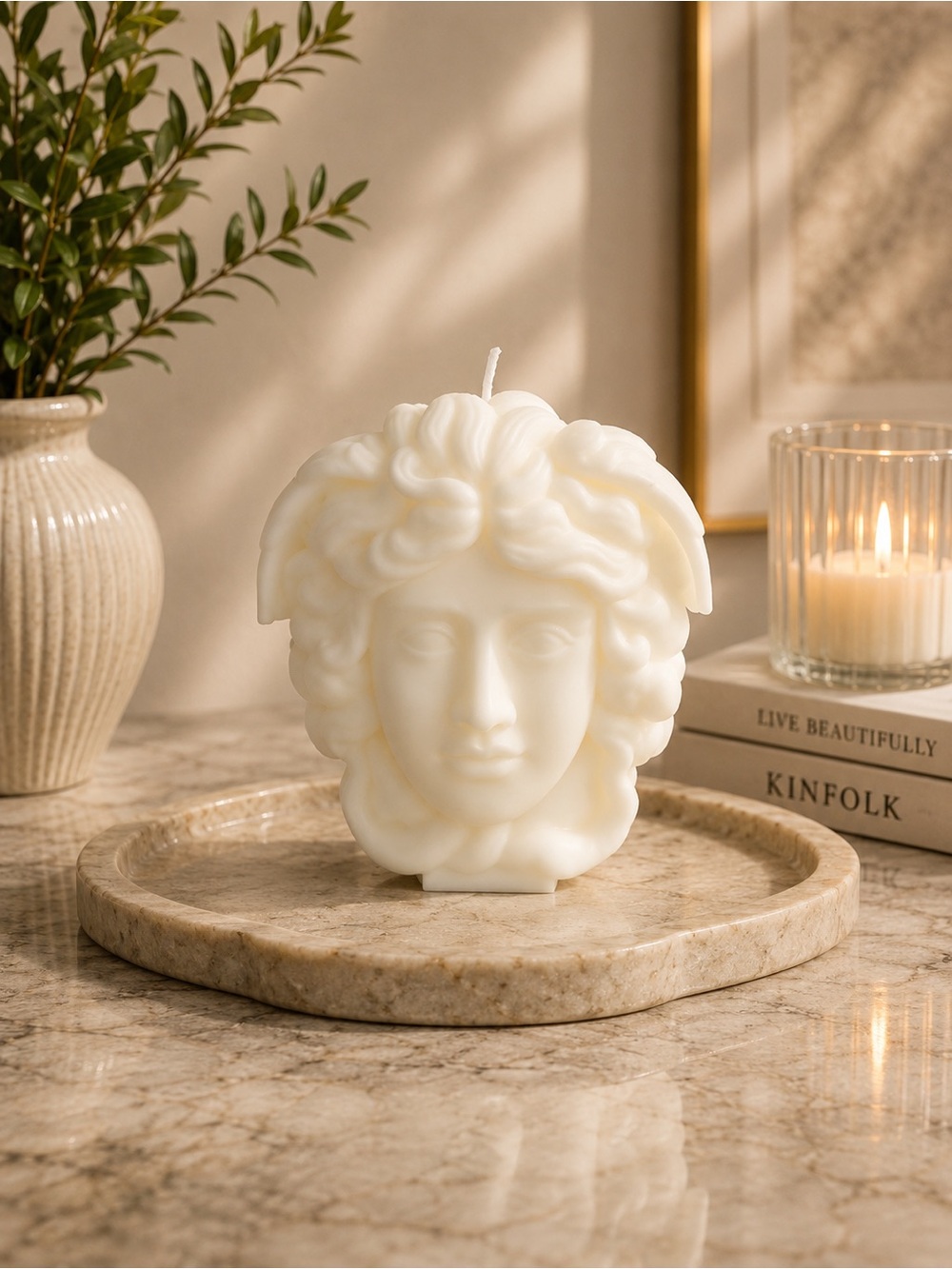 Medusa candle